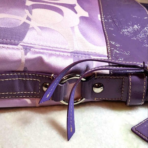 COACH VINTAGE CC MONOGRAM LOGO HOBO Bag.      Rare Coach - Picture 8 of 10